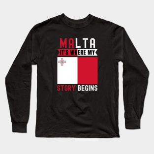 Maltese Long Sleeve T-Shirt